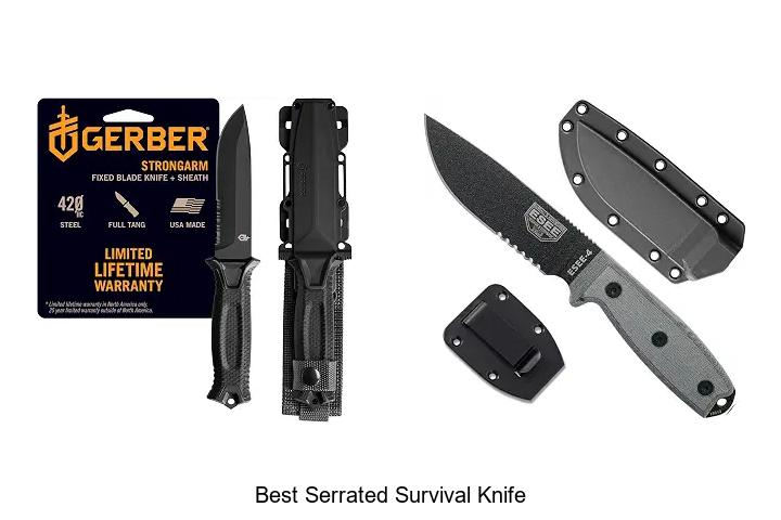 best serrated survival knife