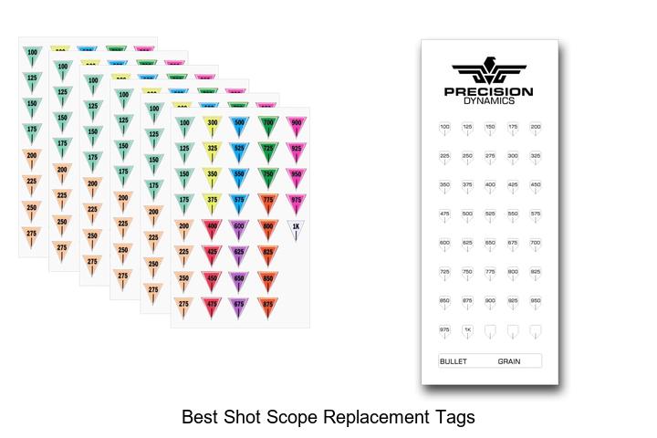 best shot scope replacement tags