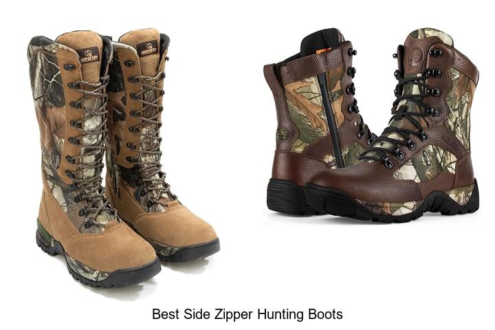 best side zipper hunting boots