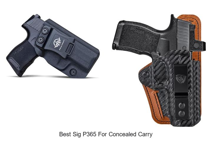 best sig p365 for concealed carry