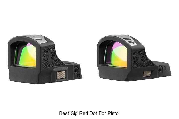 best sig red dot for pistol