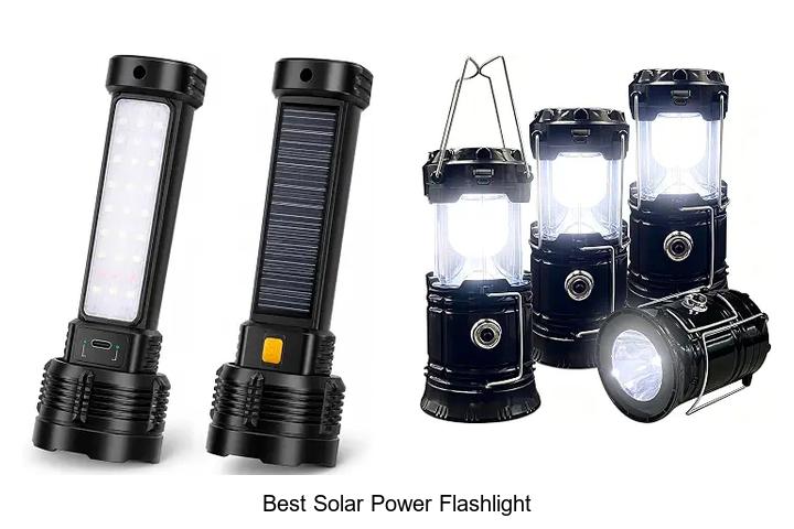 best solar power flashlight