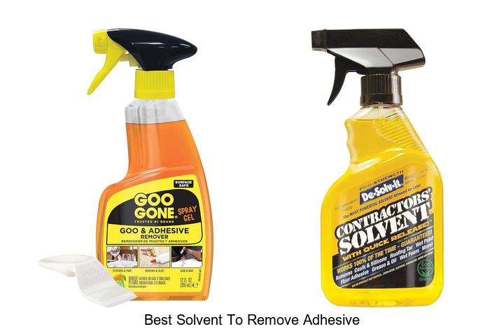 best solvent to remove adhesive