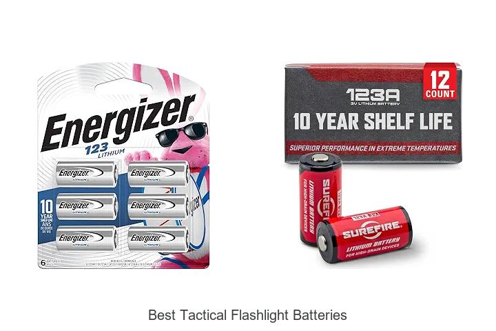 best tactical flashlight batteries