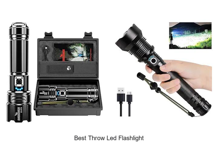 best throw led flashlight