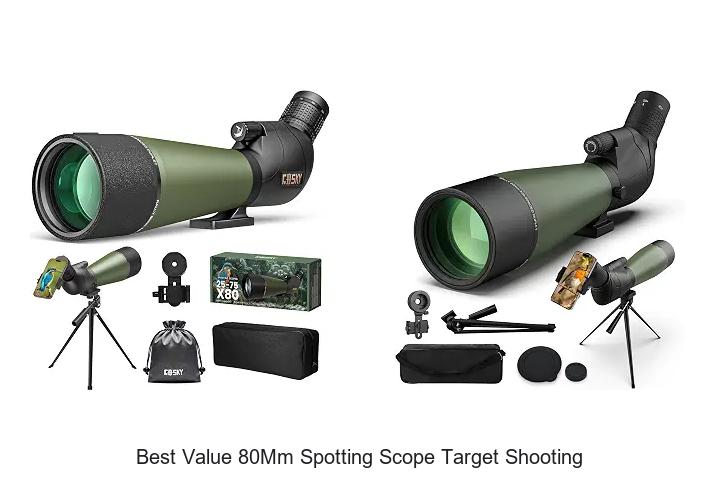 best value 80mm spotting scope target shooting