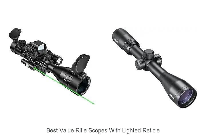 best value rifle scopes with lighted reticle