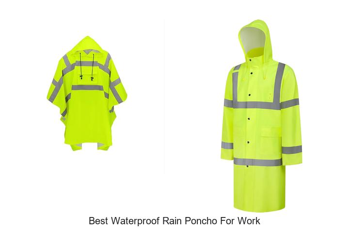 best waterproof rain poncho for work